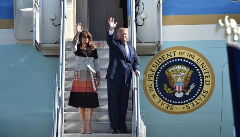 ترامب وزوجته يصلان اليابان - رويترز