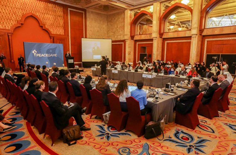 من فعاليات برنامج "لعبة السلام لدبلوماسيي المستقبل"