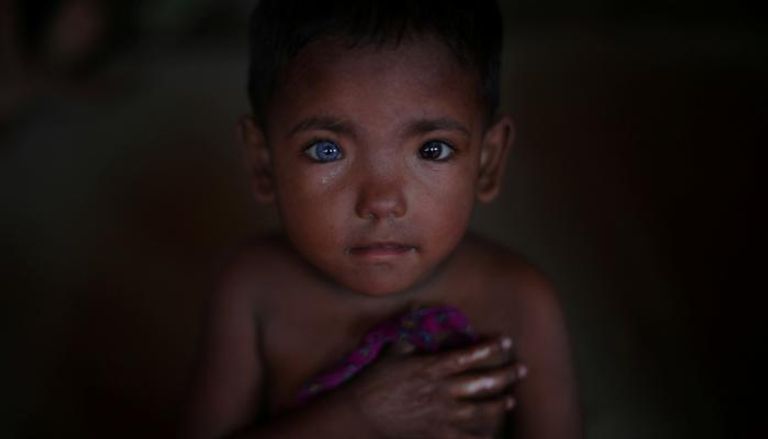 طفل من لاجئي الروهينجا 