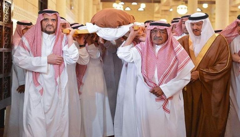 تشييع جثمان الأمير منصور بن مقرن بن عبدالعزيز