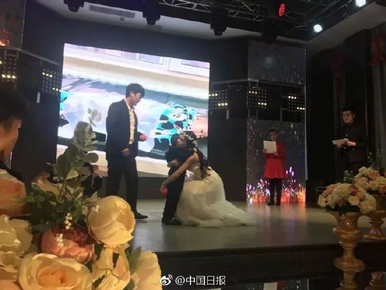 حفل زفاف لطفل مريض بالسرطان