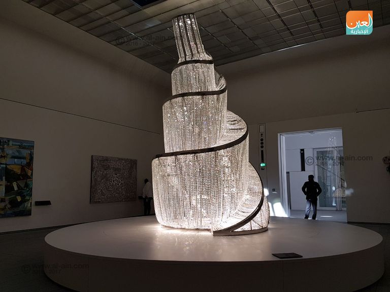 خلال المؤتمر الصحفي الخاص باللوفر أبوظبي