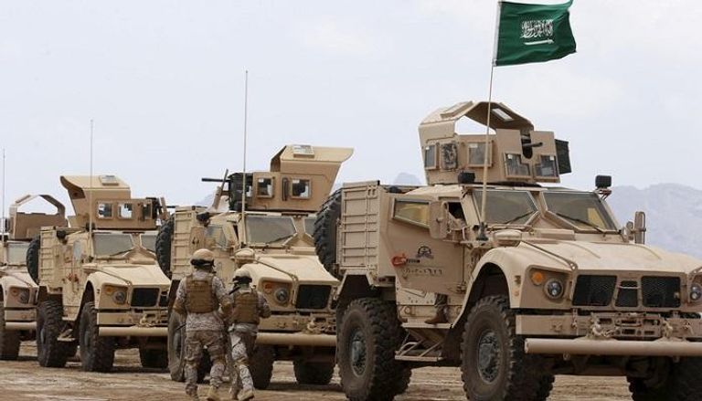 قوات سعودية ضمن التحالف العربي لدعم الشرعية باليمن