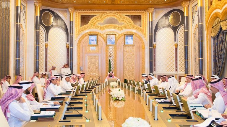 ولي العهد السعودي خلال الاجتماع