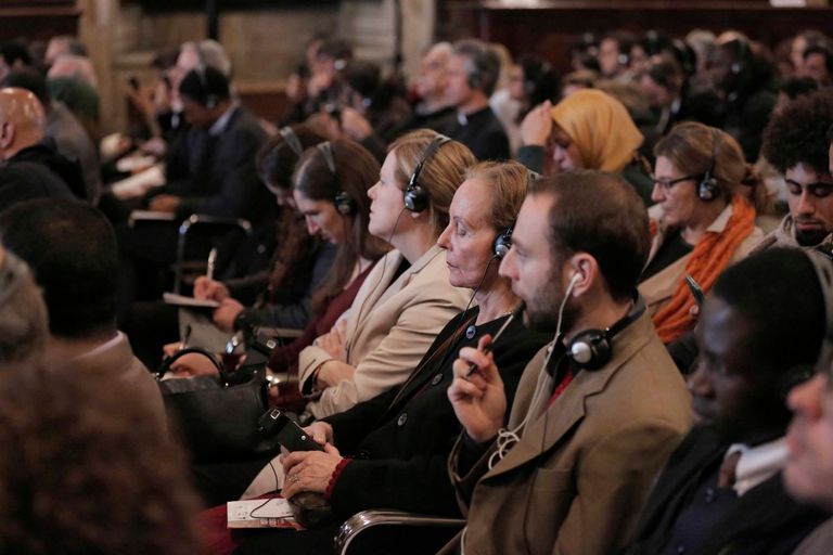 شيخ الأزهر الدكتور أحمد الطيب خلال كلمته بروما