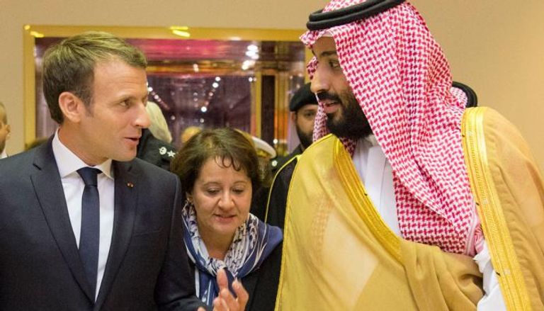 الأمير محمد بن سلمان والرئيس الفرنسي