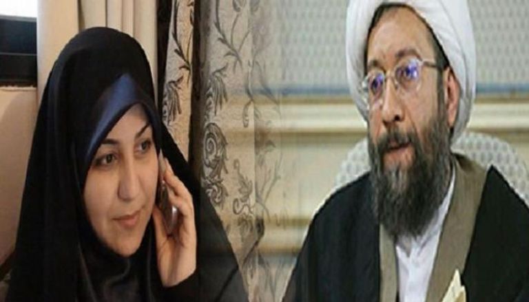 رئيس السلطة القضائية في إيران وابنته