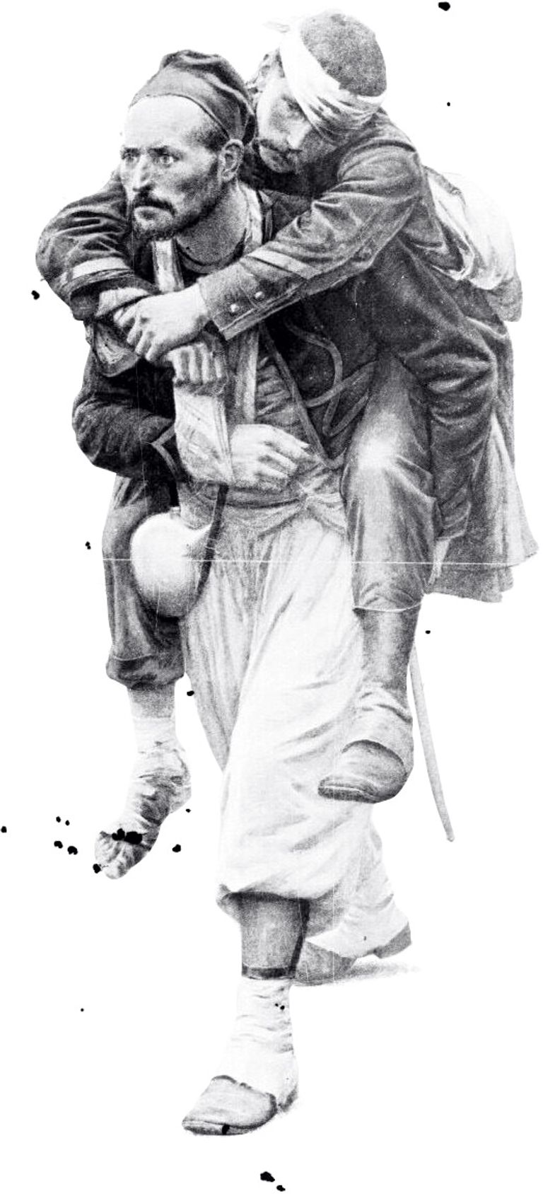 بريطانيون يزورون قبور الجنود المسلمين بفرنسا