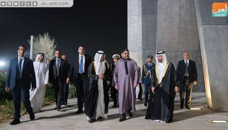 الملك محمد السادس أثناء زيارته لـ"واحة الكرامة"