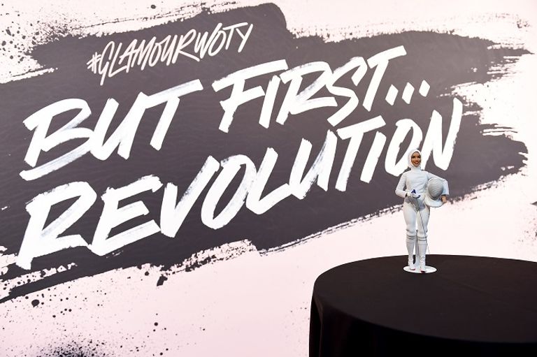 أول دمية باربي محجبة 