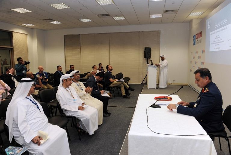 اللواء الركن طيار عبدالله السيد الهاشمي المتحدث الرسمي للمعرض