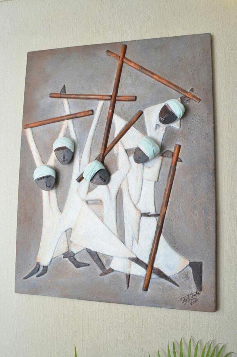 من لوحات معرض الفنان المصري جرجس لطفي