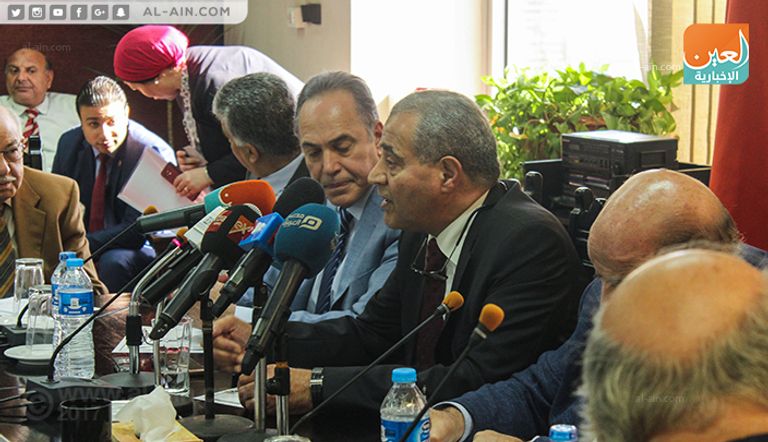 وزير التموين المصري خلال الاجتماع