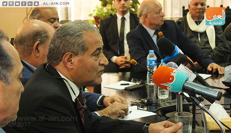 وزير التموين المصري خلال الاجتماع