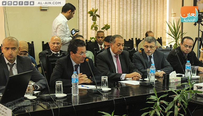 وزير التموين المصري خلال الاجتماع