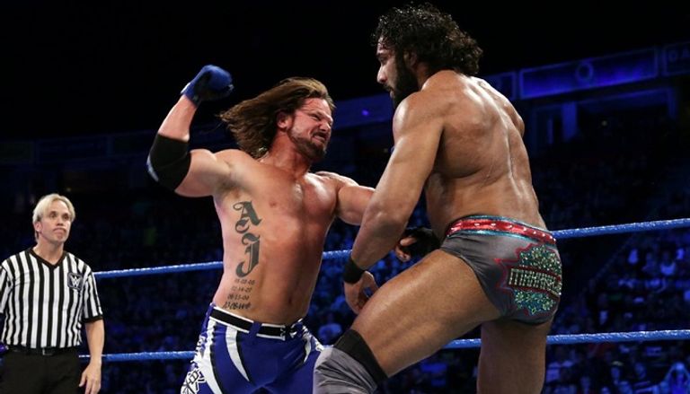 إيه جيه ستايلز بعد الفوز ببطولة WWE