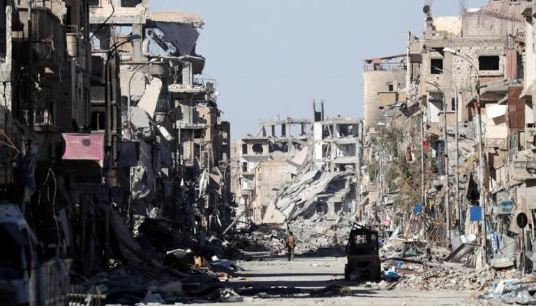 مدينة الرقة بعد التحرير - رويترز