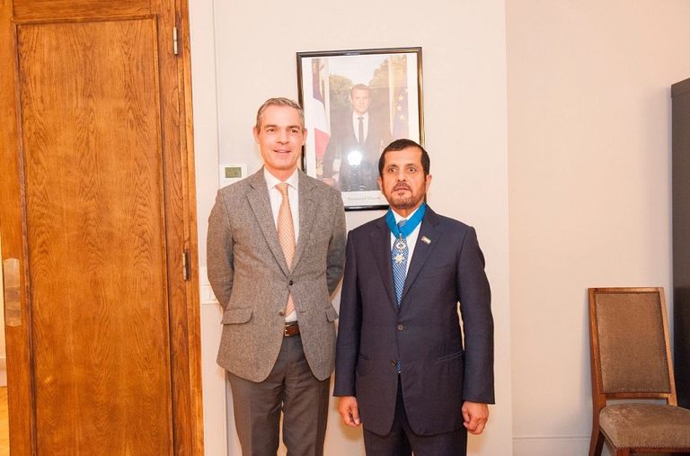 معضد حارب مغيير الخييلي سفير دولة الإمارات لدى باريس