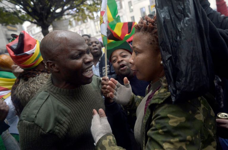 الرئيس الزيمبابوي روبرت موجابي