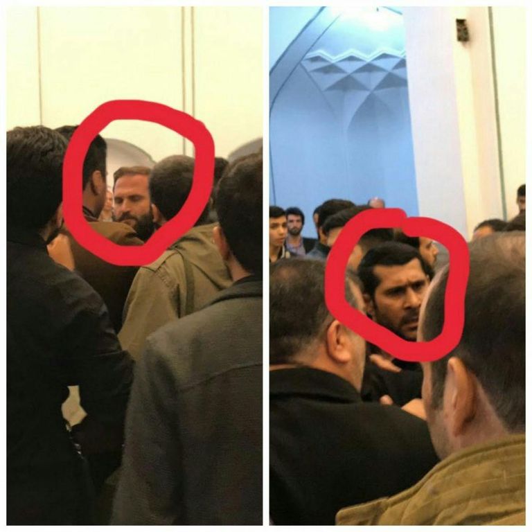 الهجوم جاء على خلفية مهاجمة نجاد لمسؤولين إيرانيين 