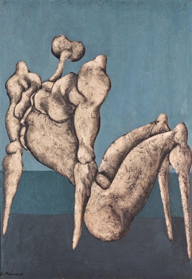 لوحة تظهر بها الفنانة المصرية شيريهان