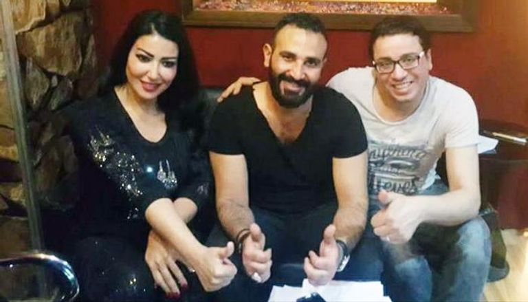 سمية الخشاب وأحمد سعد