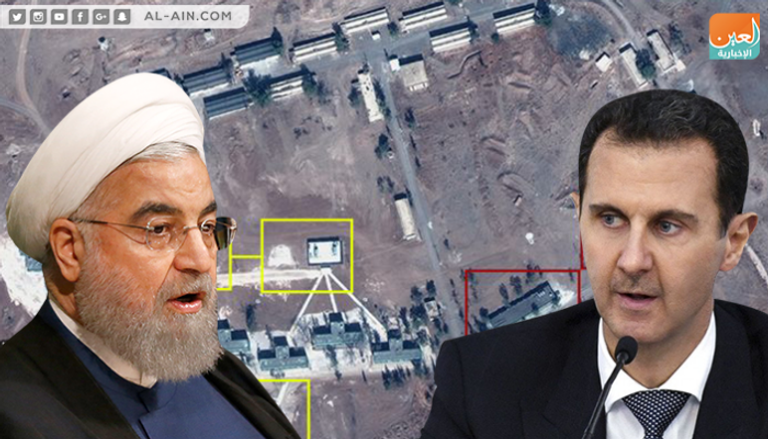 الرئيس الإيراني حسن روحاني والرئيس السوري بشار الأسد