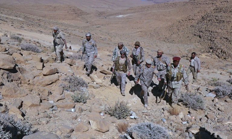 نائب الرئيس اليمني وقائد القوات السعودية في جبهة نهم