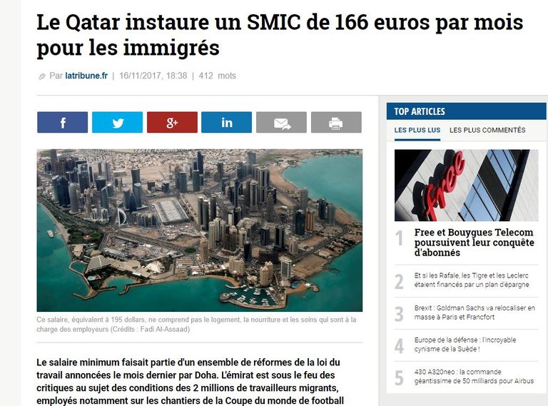 منظمات دولية وشركات أجنبية تعيد النظر في قوانين العمل بقطر