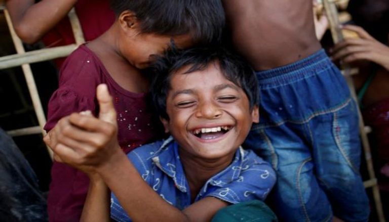 أطفال الروهينجا في بنجلاديش - رويترز