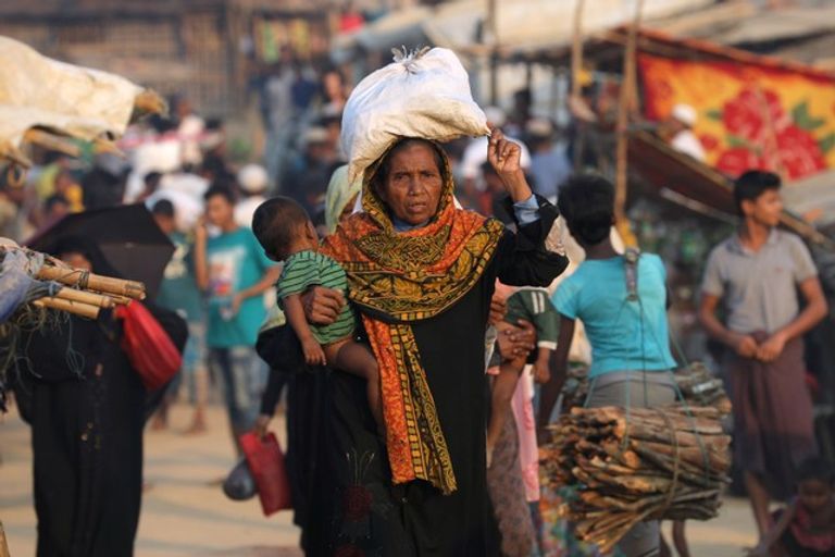 أطفال الروهينجا في بنجلاديش - رويترز