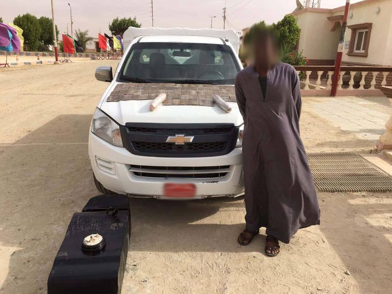 الجيش المصري يدمر أهدافا ارهابية بوسط سيناء