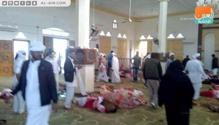 صورة لضحايا الهجوم الإرهابي بسيناء
