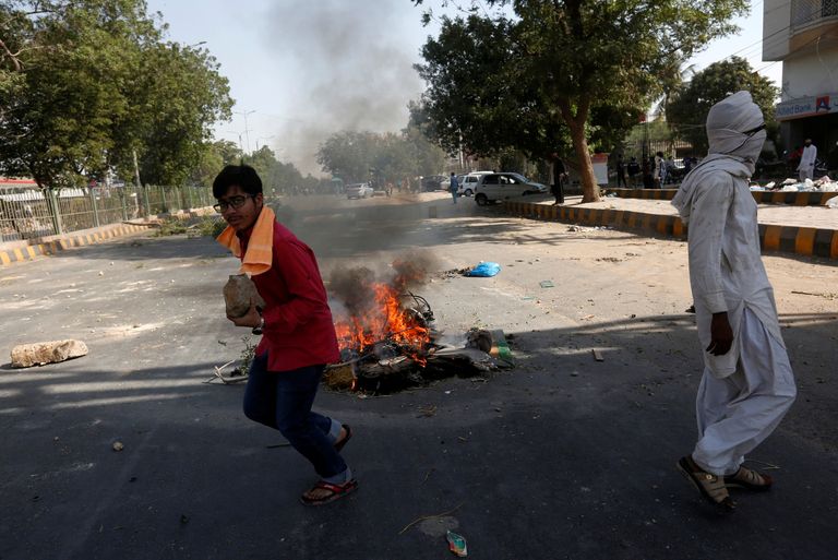 جانب من المظاهرات في باكستان