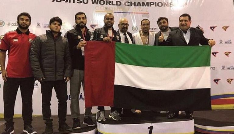 بطل منتخب الإمارات الوطني لرياضة الجوجيتسو فيصل الكتبي