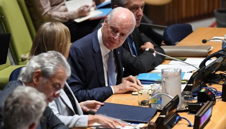 ستيفان دي مستورا، مبعوث الأمم المتحدة في سوريا- رويترز