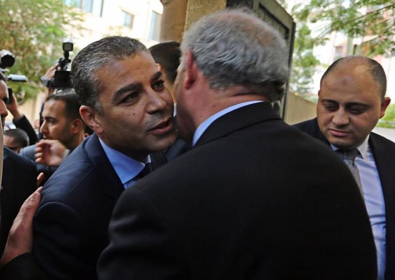 جانب من زيارة الوفد المصري لقطاع غزة