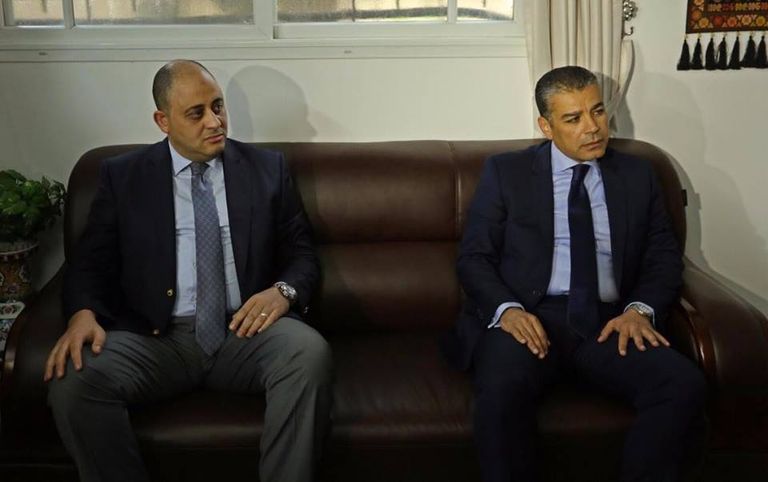 جانب من زيارة الوفد المصري لقطاع غزة