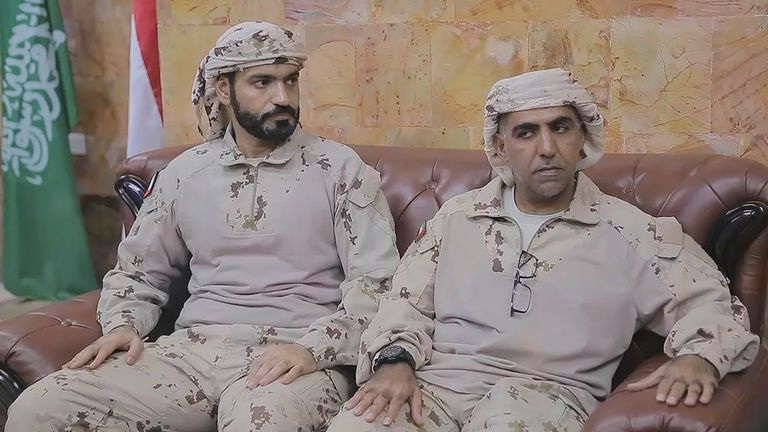 جانب من اجتماع بن دغر مع قادة التحالف العربي