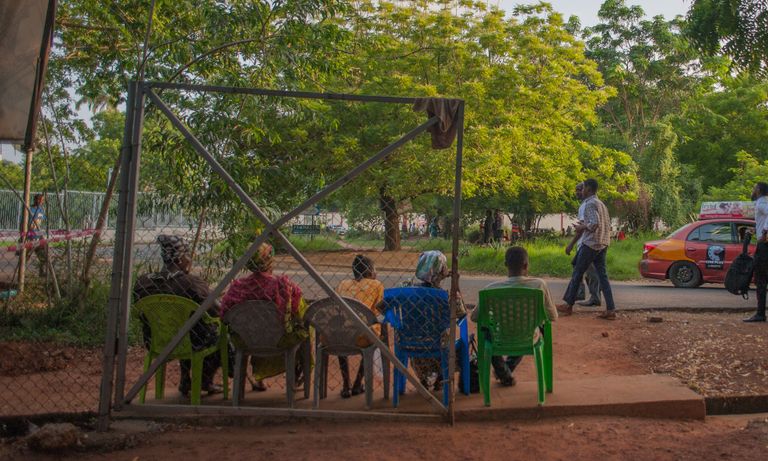المنزل الوردي الذي قيل إنه سفارة أمريكية مزيفة في غانا