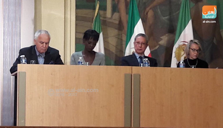 جانب من مؤتمر باريس حول إيران