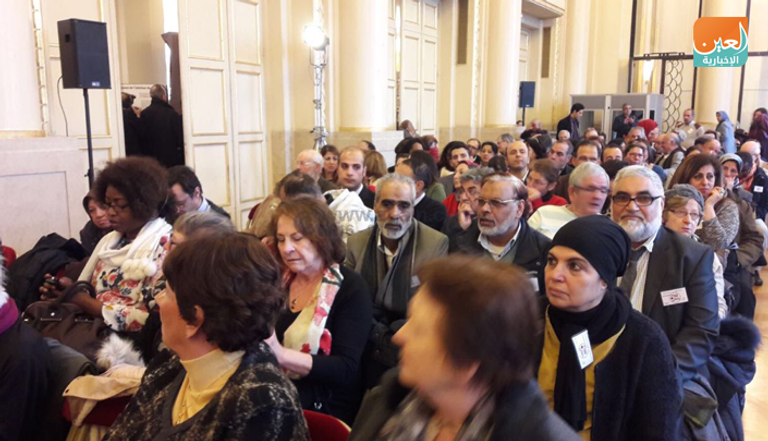 جانب من مؤتمر باريس حول إيران