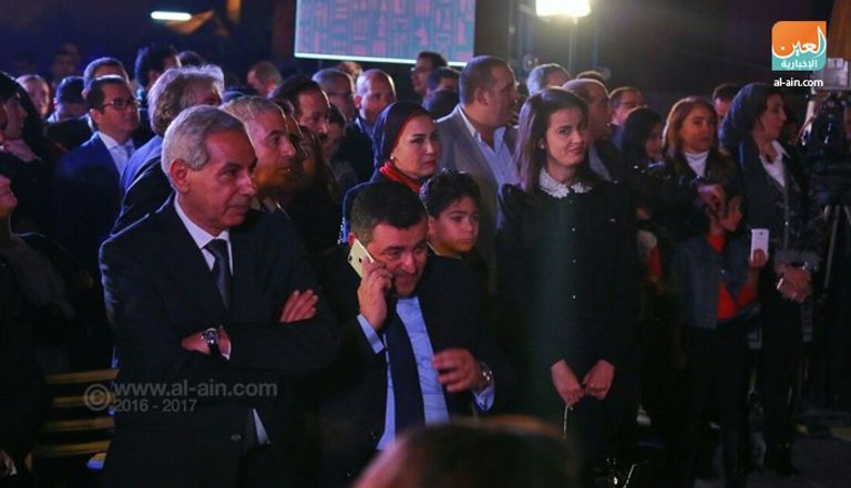 وزير الآثار المصري أثناء احتفالية المتحف المصري