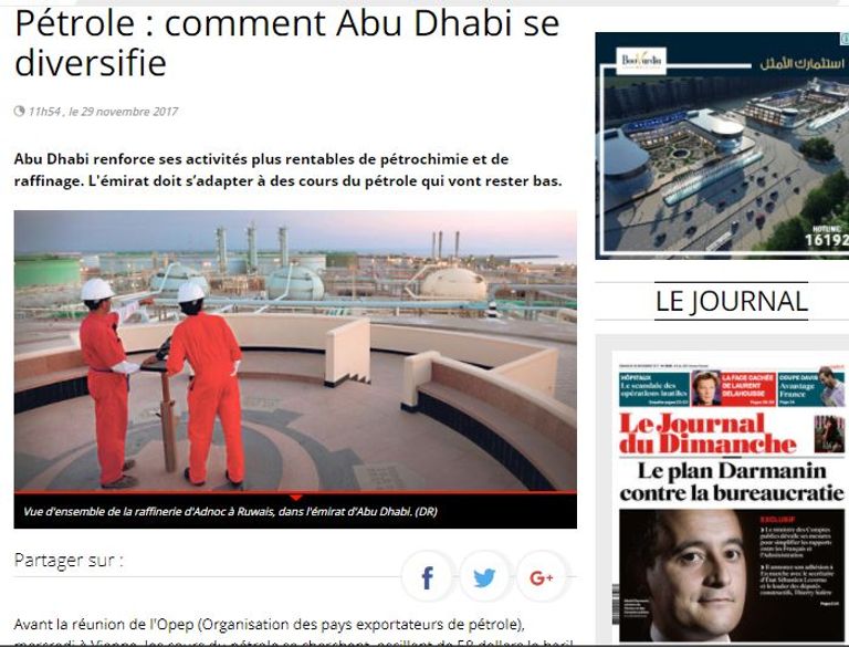 الصناعات البتروكيميائية في الإمارات