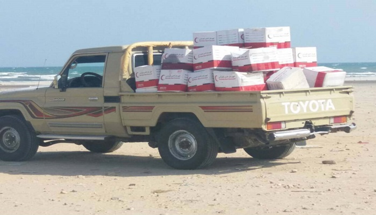مساعدات غذائية إماراتية في اليمن (أرشيفية)