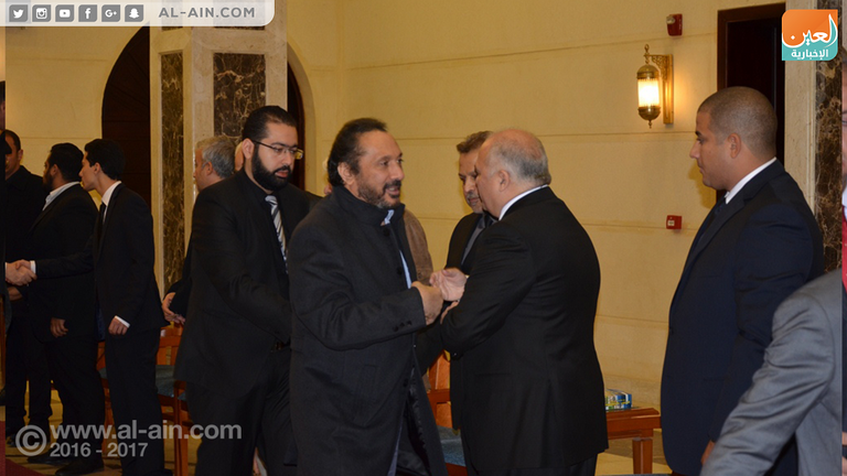 علي الحجار في عزاء الفنانة شادية عزاء الفنانة المصرية شادية