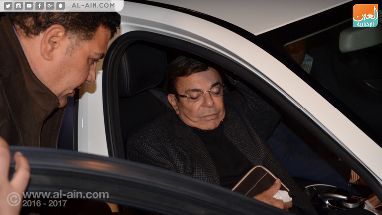 سمير صبري في عزاء الفنانة شادية عزاء الفنانة المصرية شادية