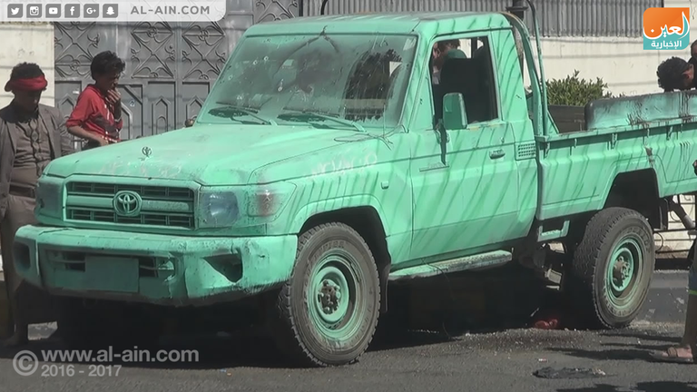 قوات المخلوع صالح تستولي على طقم عسكري كان بحوزة الحوثي