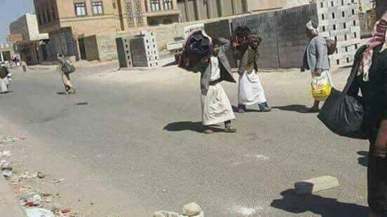 نزوح الحوثيين من صنعاء 