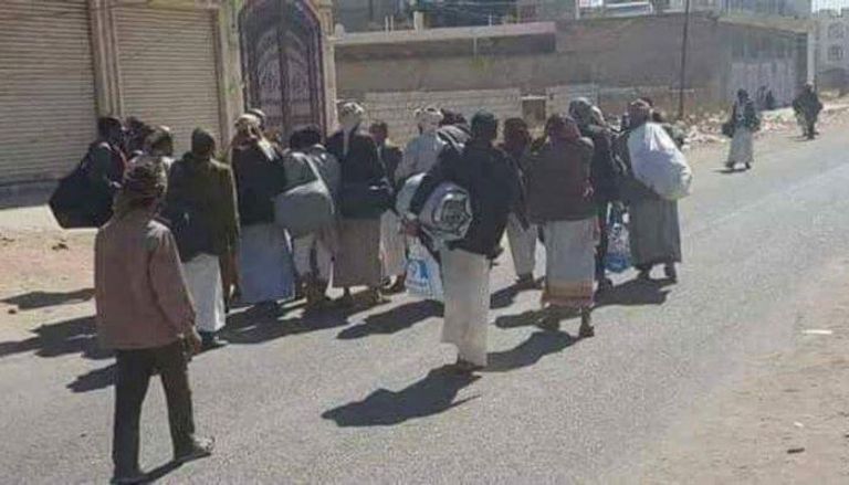 نزوح الحوثيين من صنعاء 